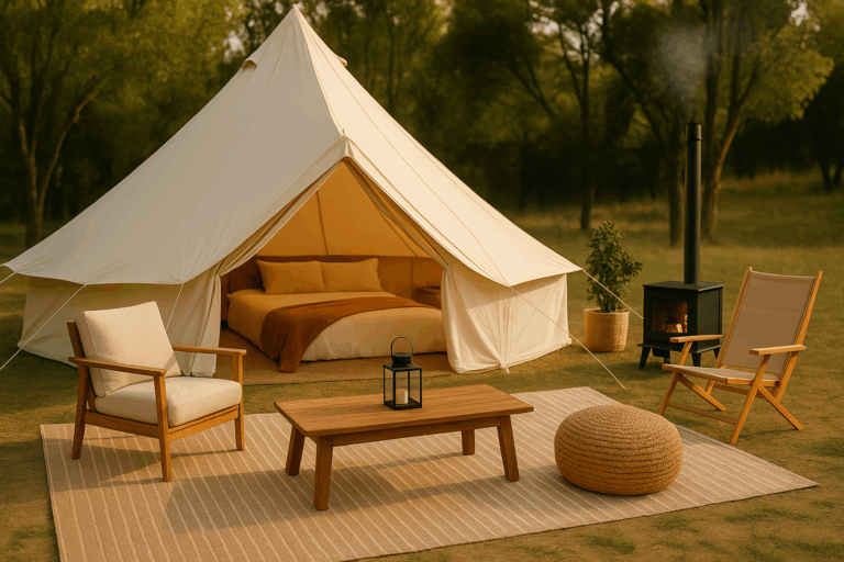 Glamping de A a Z: Como Equipar Sua Tenda para uma Experiência 5 Estrelas