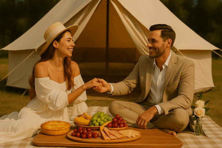 Picnic de Luxo: Como Organizar uma Experiência Gastronômica Inesquecível no Glamping