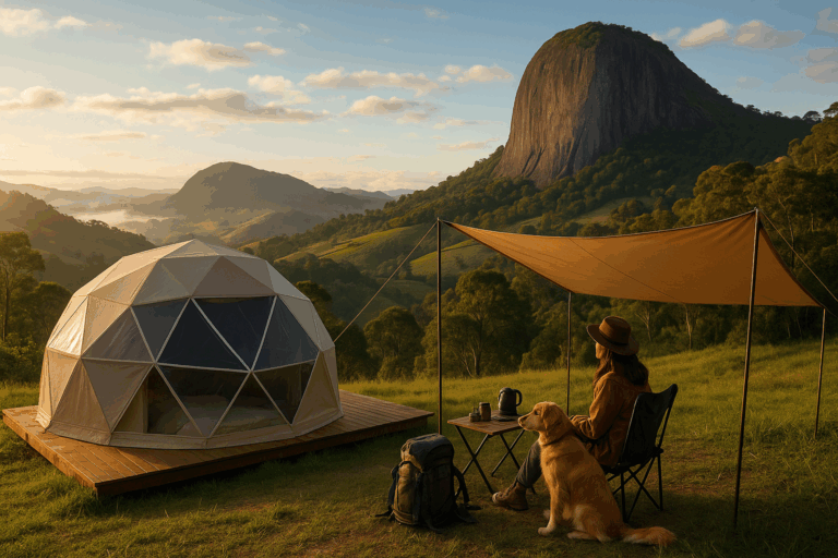O Melhor do Glamping: Destinos de Luxo para Uma Experiência Inesquecível e Sozinha com seu Pet