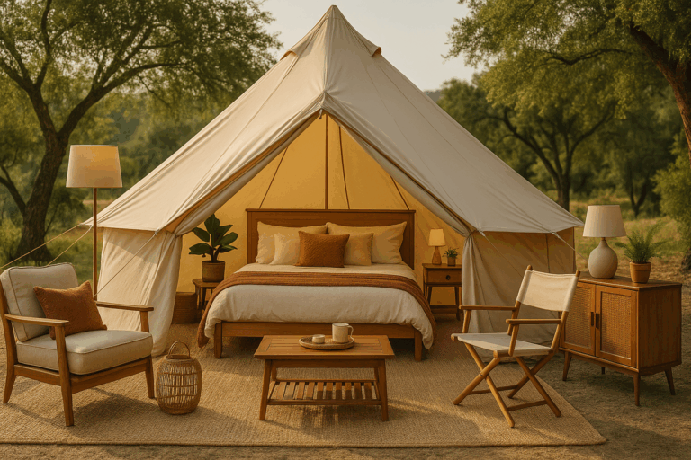 Camping de Luxo: O Equipamento Certo para Conforto e Estilo em Meio à Natureza