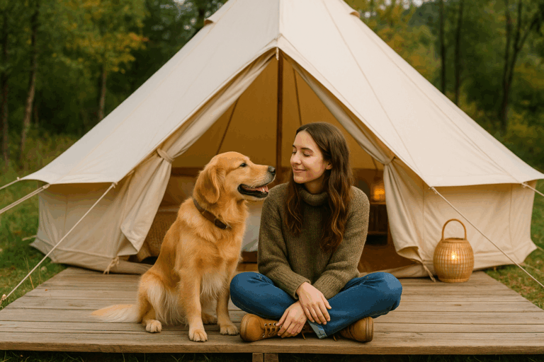 Glamping Pet Friendly: Como Viajar com Seu Pet e Curtir a Natureza com Conforto